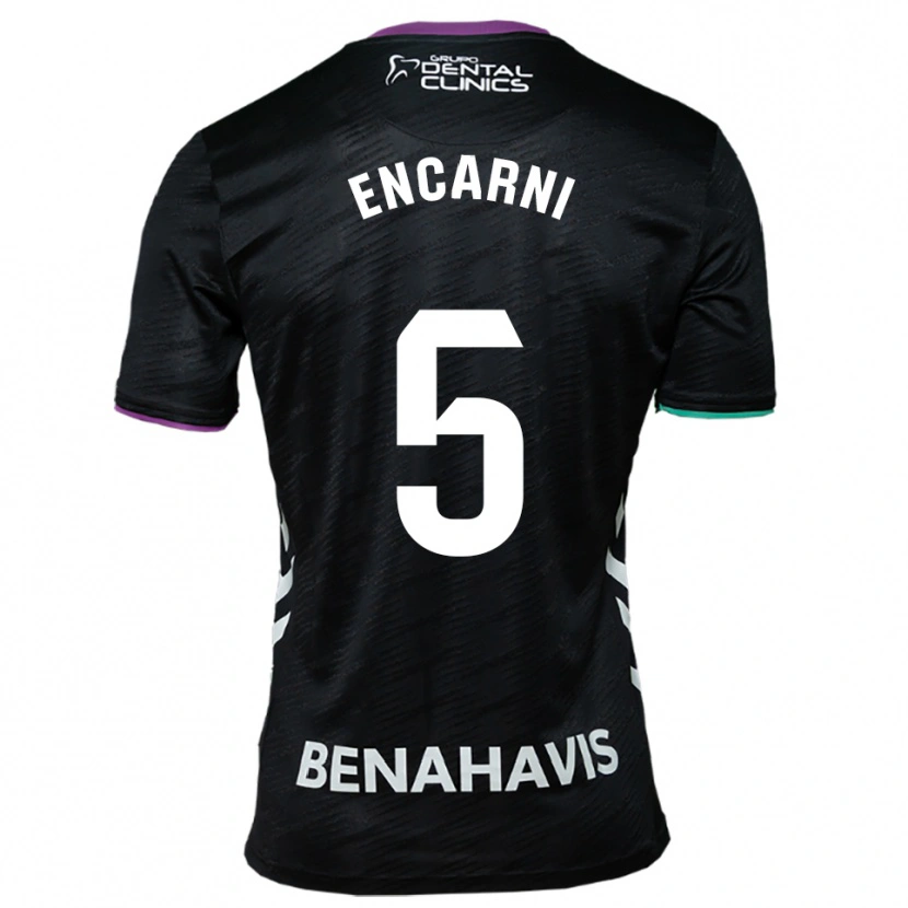 Danxen Pánské Encarni Carneros #5 Černá Fialová Zelená Daleko Hráčské Dresy 2025/26 Dres