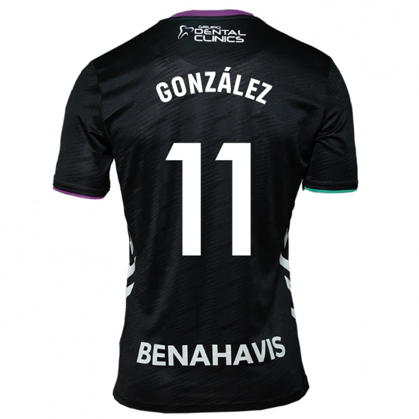 Danxen Pánské Óscar González #11 Černá Fialová Zelená Daleko Hráčské Dresy 2025/26 Dres