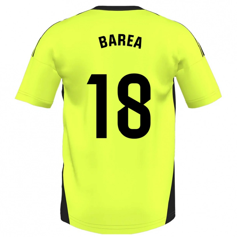 Danxen Pánské Ismael Barea #18 Fluorescenční Žlutá Daleko Hráčské Dresy 2025/26 Dres