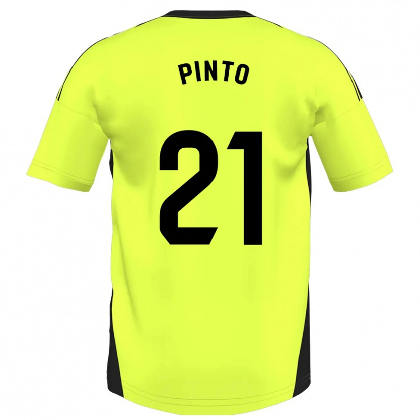 Danxen Pánské Yidne Pinto #21 Fluorescenční Žlutá Daleko Hráčské Dresy 2025/26 Dres