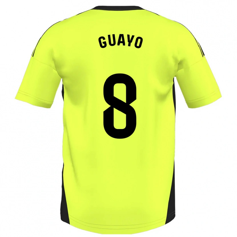 Danxen Pánské Guayo #8 Fluorescenční Žlutá Daleko Hráčské Dresy 2025/26 Dres