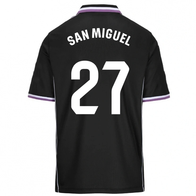 Danxen Pánské Yago San Miguel #27 Fialová Černá Daleko Hráčské Dresy 2025/26 Dres