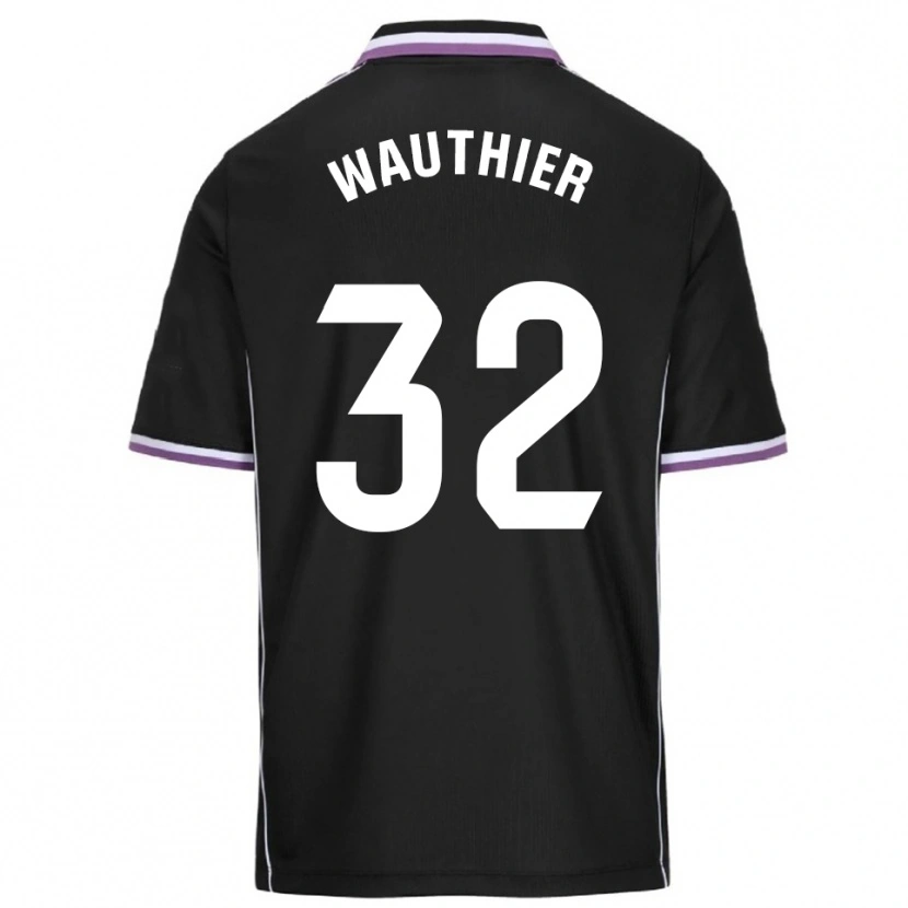 Danxen Pánské Hugo Wauthier #32 Fialová Černá Daleko Hráčské Dresy 2025/26 Dres