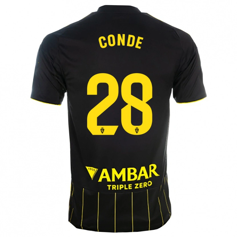 Danxen Pánské Miguel Conde #28 Černá Žlutá Daleko Hráčské Dresy 2025/26 Dres