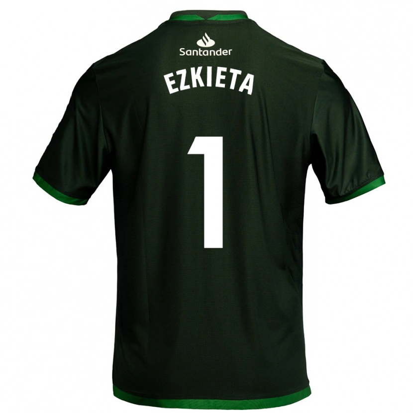 Danxen Pánské Jokin Ezkieta #1 Tmavě Zelená Daleko Hráčské Dresy 2025/26 Dres