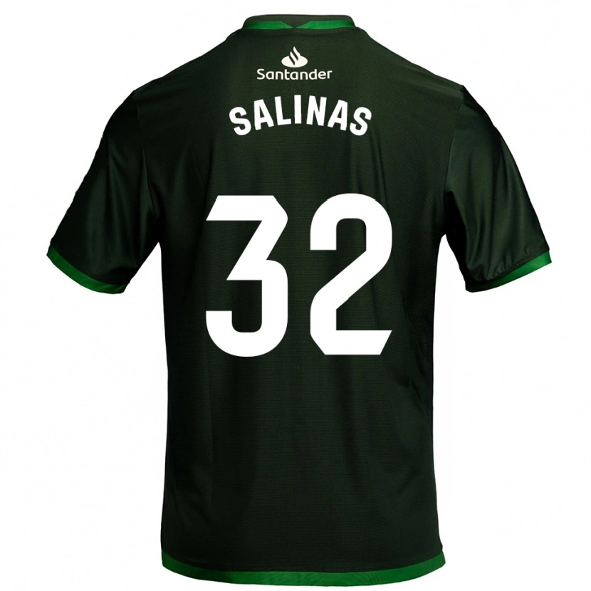 Danxen Pánské Jorge Salinas #32 Tmavě Zelená Daleko Hráčské Dresy 2025/26 Dres