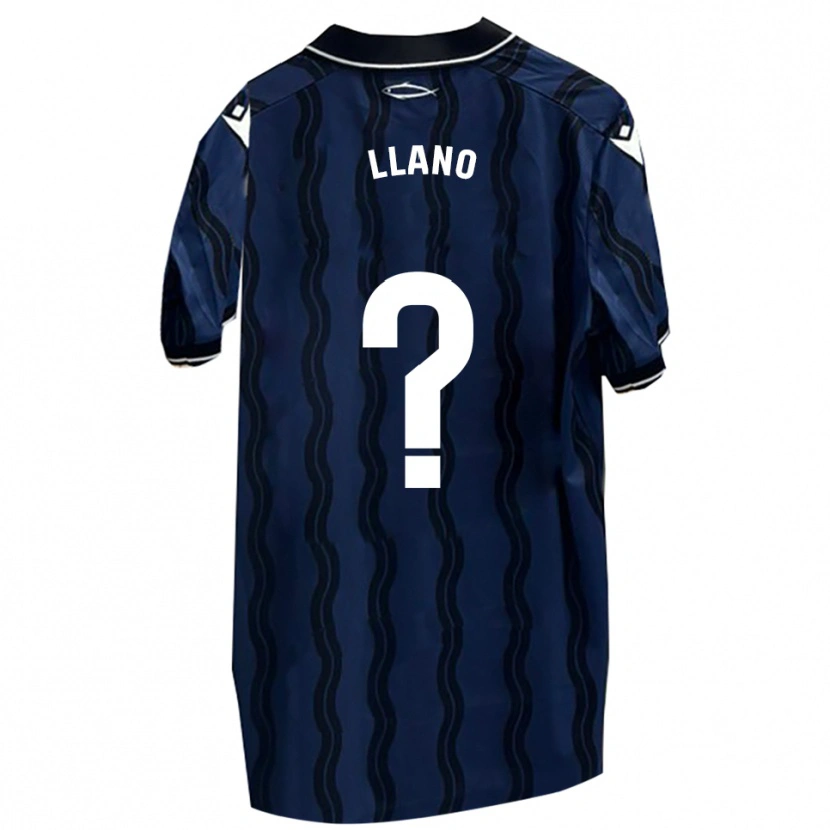 Danxen Pánské Guillermo Llano #0 Tmavě Modrá Černá Daleko Hráčské Dresy 2025/26 Dres
