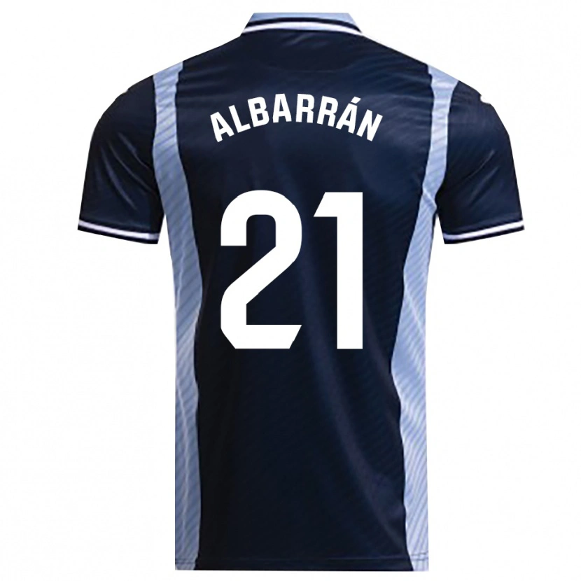 Danxen Pánské Carlos Albarrán #21 Tmavě Modrá Nebesky Modrá Daleko Hráčské Dresy 2025/26 Dres