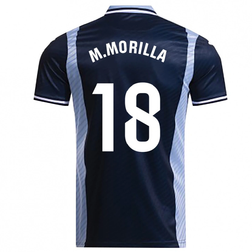 Danxen Pánské María Morilla Obrero #18 Tmavě Modrá Nebesky Modrá Daleko Hráčské Dresy 2025/26 Dres