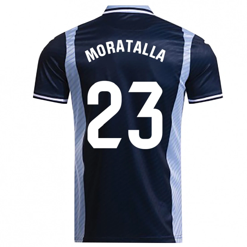 Danxen Pánské Gonzalo Moratalla #23 Tmavě Modrá Nebesky Modrá Daleko Hráčské Dresy 2025/26 Dres