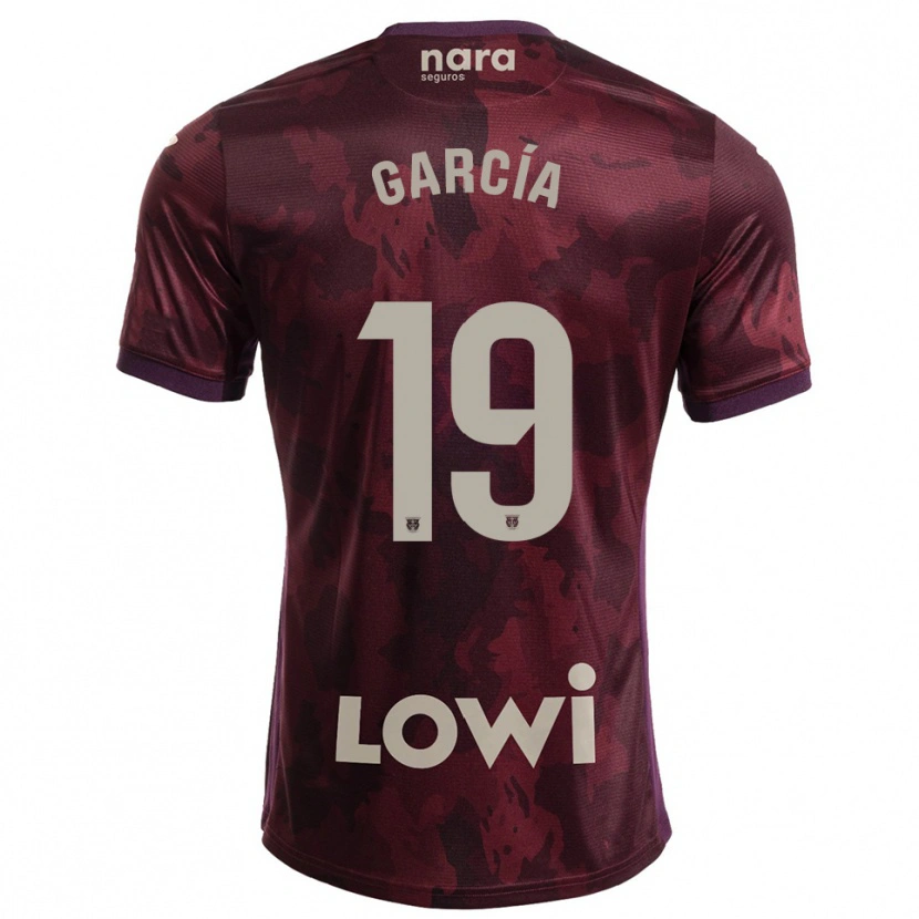 Danxen Pánské Diego García #19 Burgundská Bílá Daleko Hráčské Dresy 2025/26 Dres