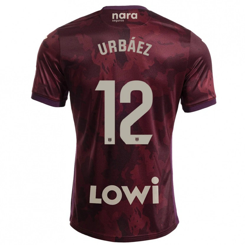 Danxen Pánské Joao Urbáez #12 Burgundská Bílá Daleko Hráčské Dresy 2025/26 Dres
