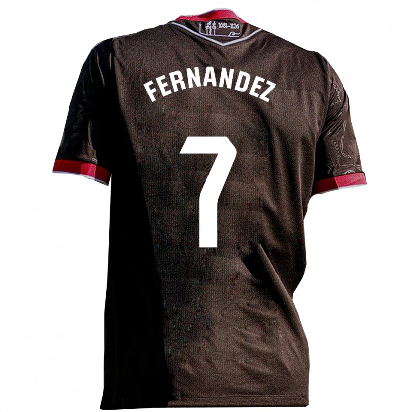 Danxen Pánské Diego Fernández #7 Černá Červená Daleko Hráčské Dresy 2025/26 Dres