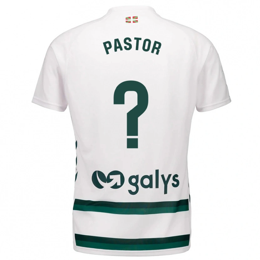 Danxen Pánské Xavier Pastor #0 Bílá Zelená Daleko Hráčské Dresy 2025/26 Dres