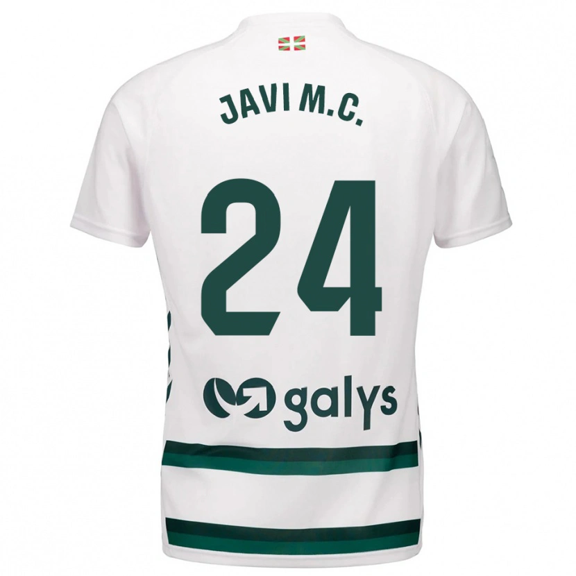 Danxen Pánské Javi Martínez #24 Bílá Zelená Daleko Hráčské Dresy 2025/26 Dres