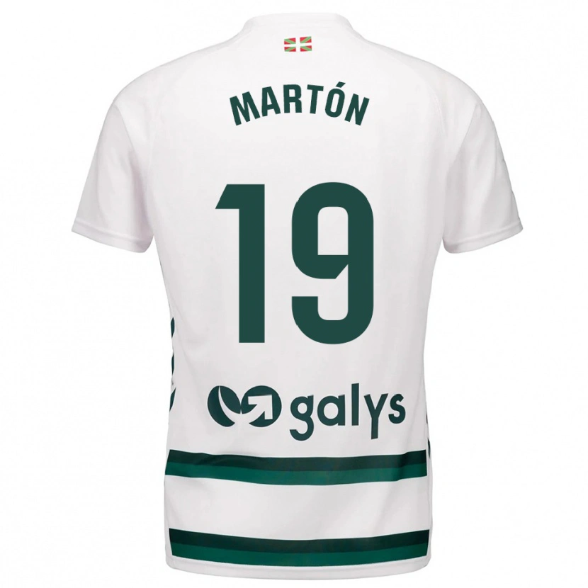 Danxen Pánské Javi Martón #19 Bílá Zelená Daleko Hráčské Dresy 2025/26 Dres