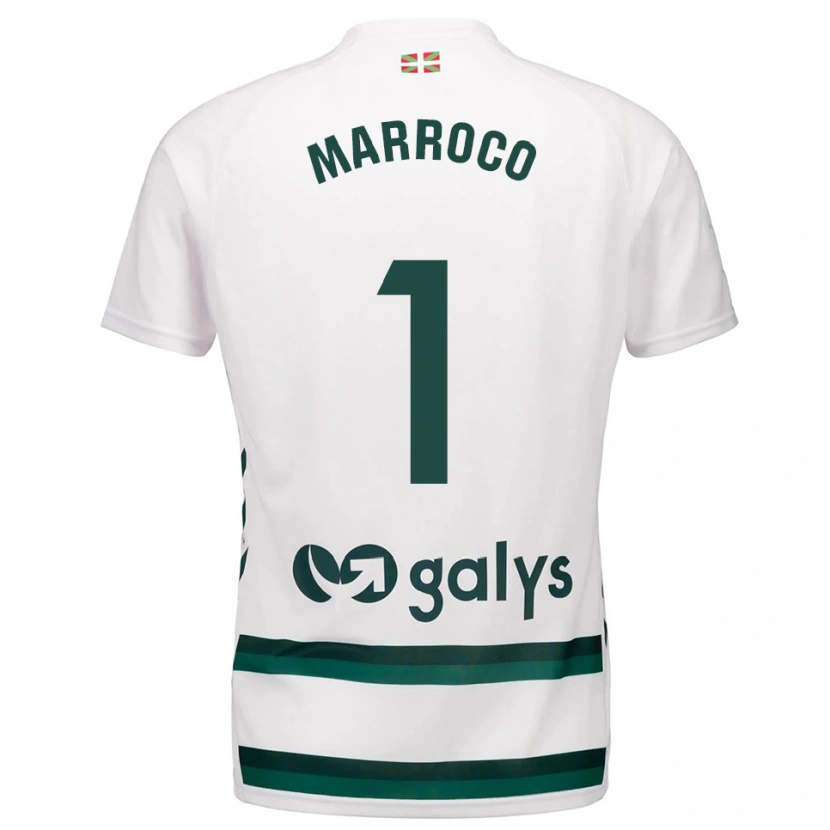 Danxen Pánské Marc Marroco #1 Bílá Zelená Daleko Hráčské Dresy 2025/26 Dres