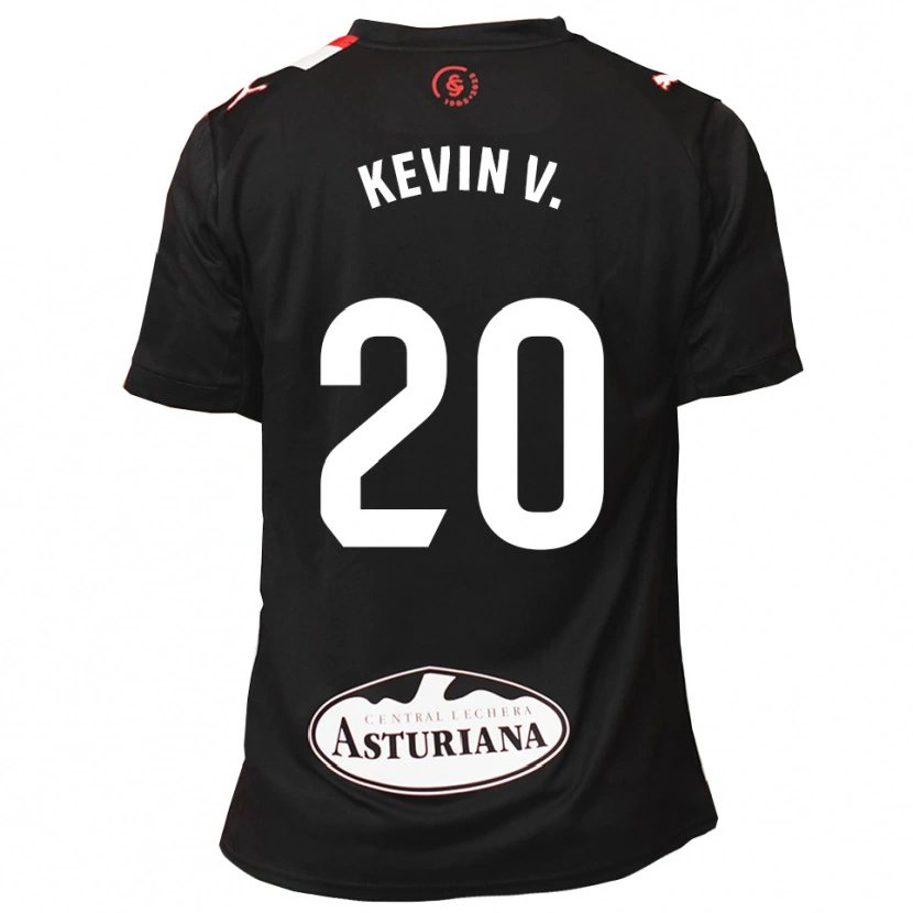 Danxen Pánské Kevin Vázquez #20 Černá Bílá Daleko Hráčské Dresy 2025/26 Dres