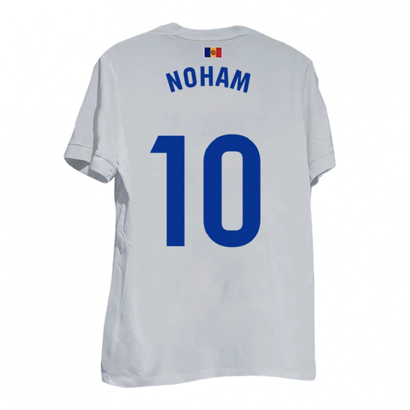 Danxen Pánské Noham #10 Bílá Modrá Žlutá Daleko Hráčské Dresy 2025/26 Dres