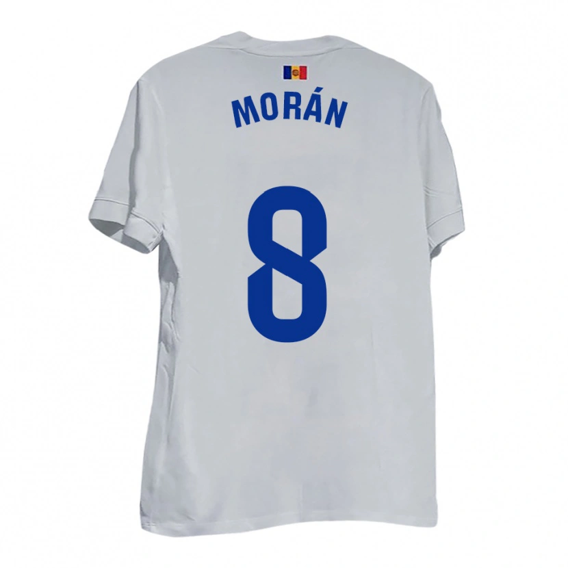 Danxen Pánské Erik Morán #8 Bílá Modrá Žlutá Daleko Hráčské Dresy 2025/26 Dres