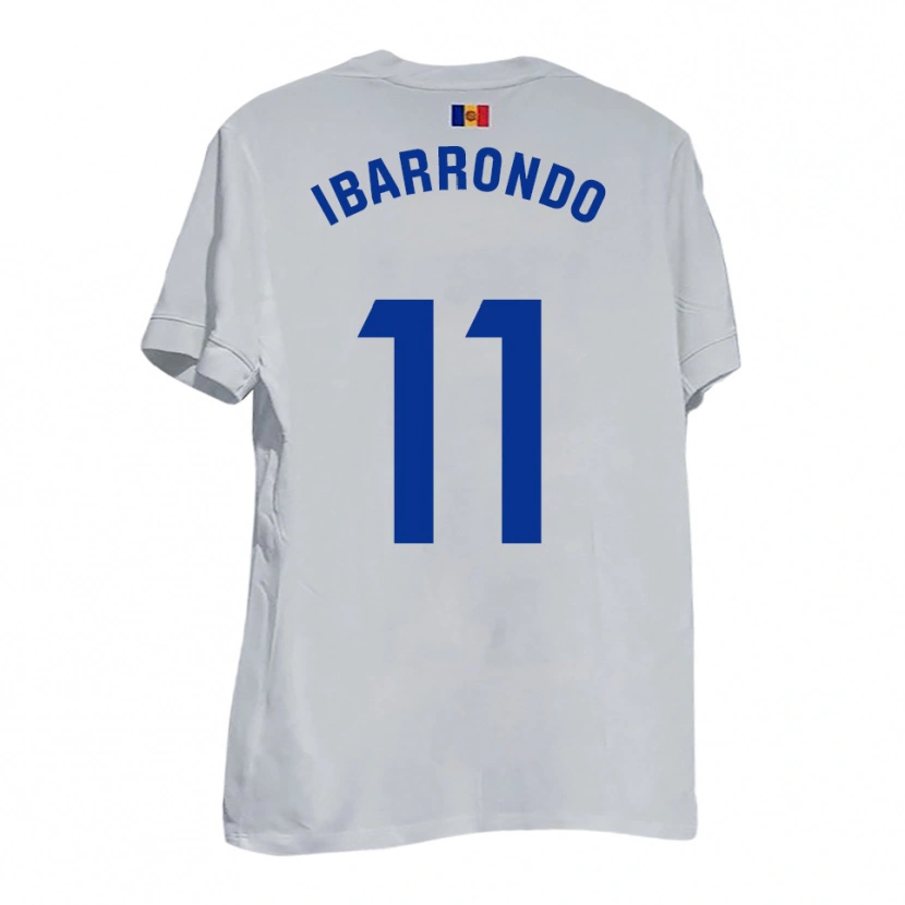 Danxen Pánské Alejandro Ibarrondo #11 Bílá Modrá Žlutá Daleko Hráčské Dresy 2025/26 Dres