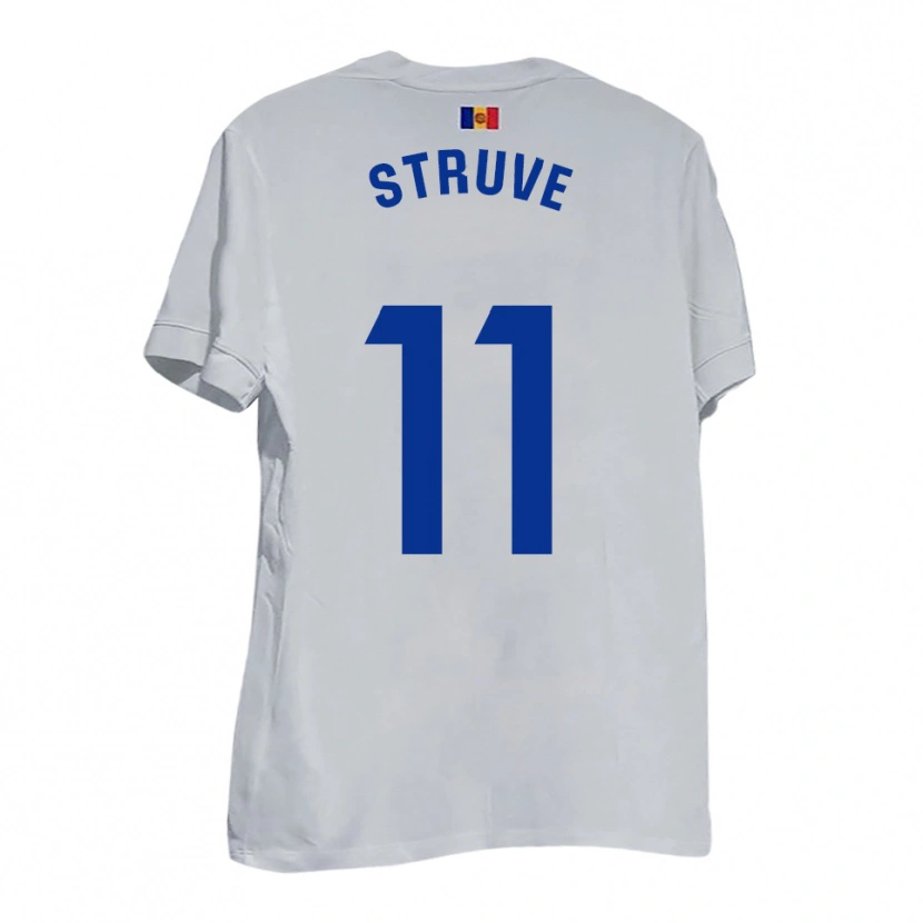Danxen Pánské Biel Struve #11 Bílá Modrá Žlutá Daleko Hráčské Dresy 2025/26 Dres