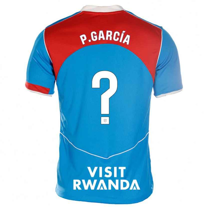 Danxen Pánské Pablo García #0 Modrá Bílá Třetí Hráčské Dresy 2025/26 Dres