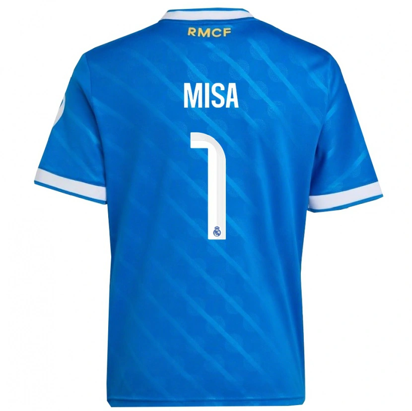 Danxen Pánské Misa Rodríguez #1 Modrá Bílá Třetí Hráčské Dresy 2025/26 Dres