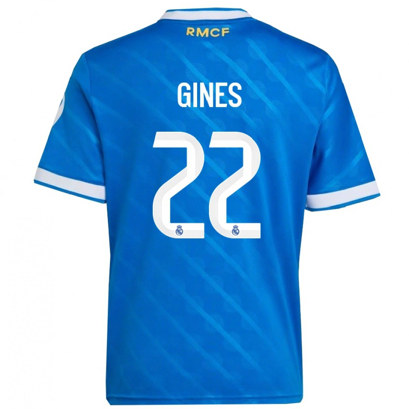 Danxen Pánské Álvaro Ginés #22 Modrá Bílá Třetí Hráčské Dresy 2025/26 Dres