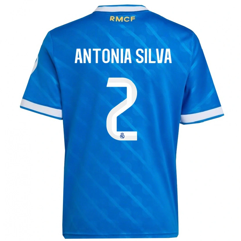 Danxen Pánské Antônia Silva #2 Modrá Bílá Třetí Hráčské Dresy 2025/26 Dres