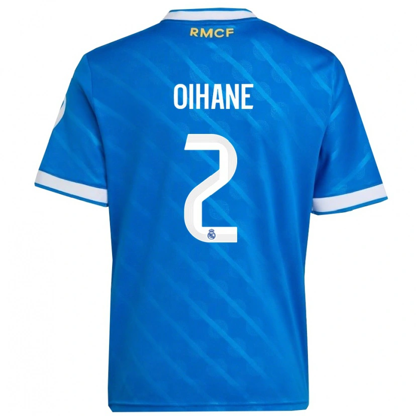 Danxen Pánské Oihane Hernández #2 Modrá Bílá Třetí Hráčské Dresy 2025/26 Dres