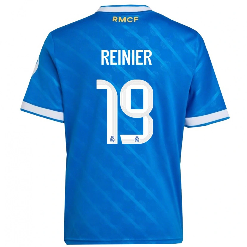 Danxen Pánské Reinier #19 Modrá Bílá Třetí Hráčské Dresy 2025/26 Dres