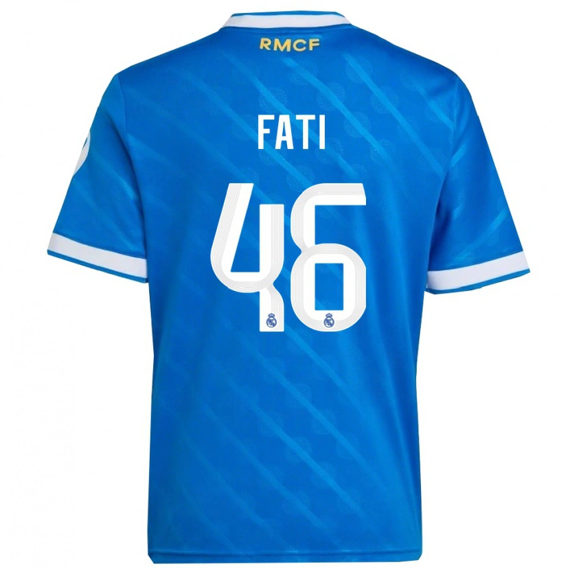 Danxen Pánské Lamini Fati #46 Modrá Bílá Třetí Hráčské Dresy 2025/26 Dres