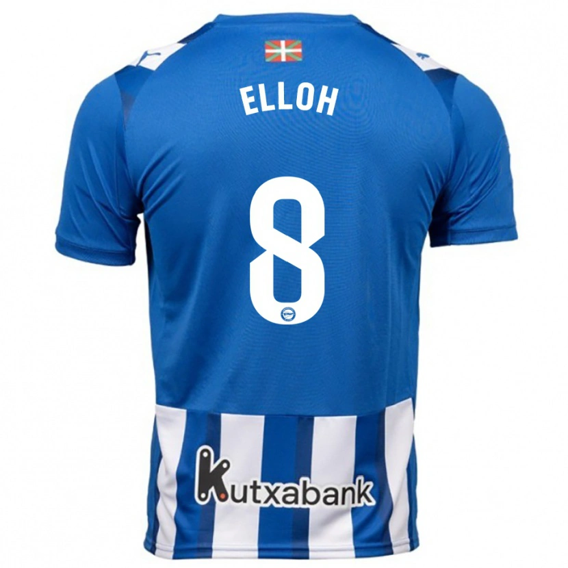 Danxen Dámské Rebecca Elloh #8 Modrá Bílá Domů Hráčské Dresy 2025/26 Dres