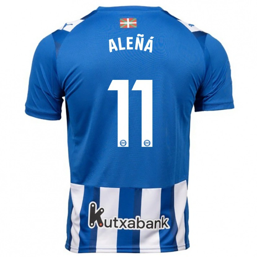 Danxen Dámské Carles Aleñá #11 Modrá Bílá Domů Hráčské Dresy 2025/26 Dres