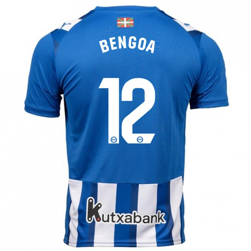 Danxen Dámské Nerea Bengoa #12 Modrá Bílá Domů Hráčské Dresy 2025/26 Dres