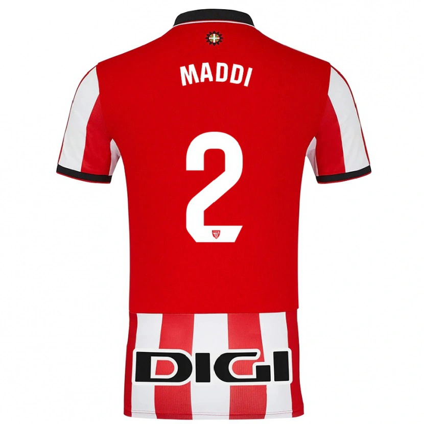 Danxen Dámské Maddi Torre Larrañaga #2 Červená Bílá Domů Hráčské Dresy 2025/26 Dres