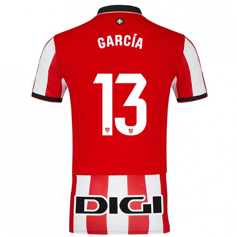 Danxen Dámské Simón García #13 Červená Bílá Domů Hráčské Dresy 2025/26 Dres
