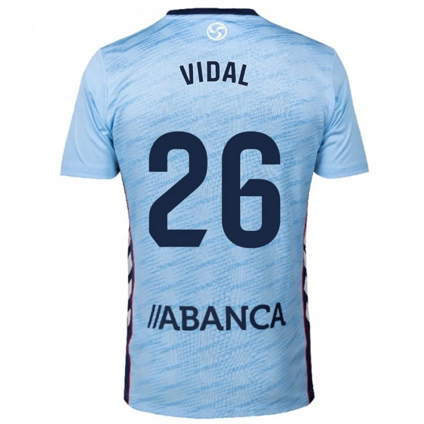 Danxen Dámské Marc Vidal #26 Nebesky Modrá Červená Domů Hráčské Dresy 2025/26 Dres
