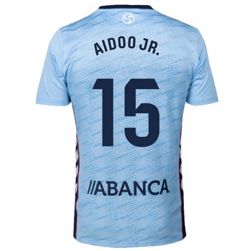 Danxen Dámské Joseph Aidoo #15 Nebesky Modrá Červená Domů Hráčské Dresy 2025/26 Dres