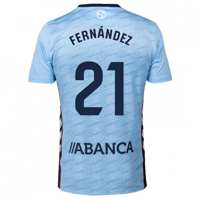 Danxen Dámské Manu Fernández #21 Nebesky Modrá Červená Domů Hráčské Dresy 2025/26 Dres