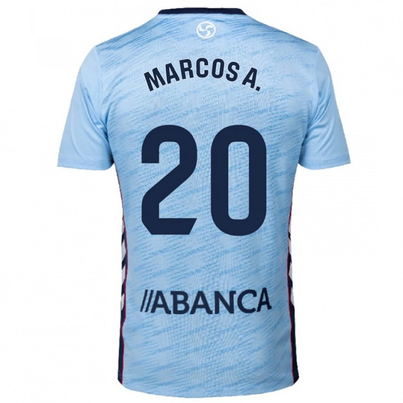 Danxen Dámské Marcos Alonso #20 Nebesky Modrá Červená Domů Hráčské Dresy 2025/26 Dres