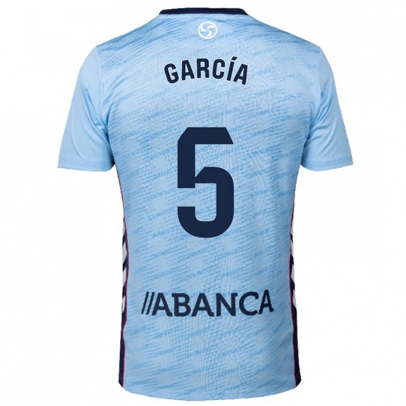 Danxen Dámské Noa García #5 Nebesky Modrá Červená Domů Hráčské Dresy 2025/26 Dres