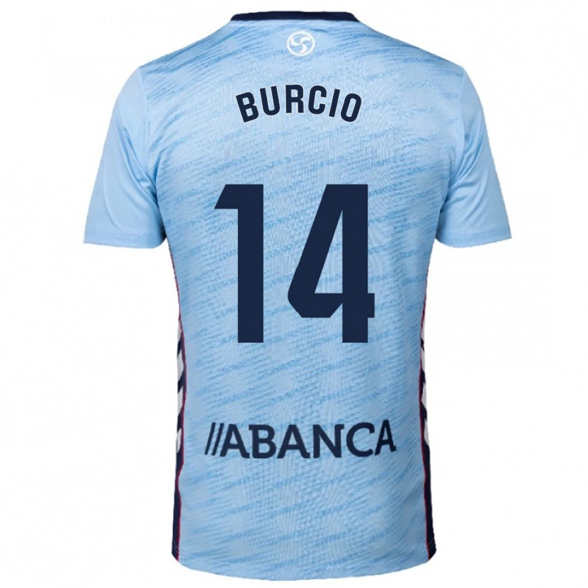 Danxen Dámské Hugo Burcio #14 Nebesky Modrá Červená Domů Hráčské Dresy 2025/26 Dres