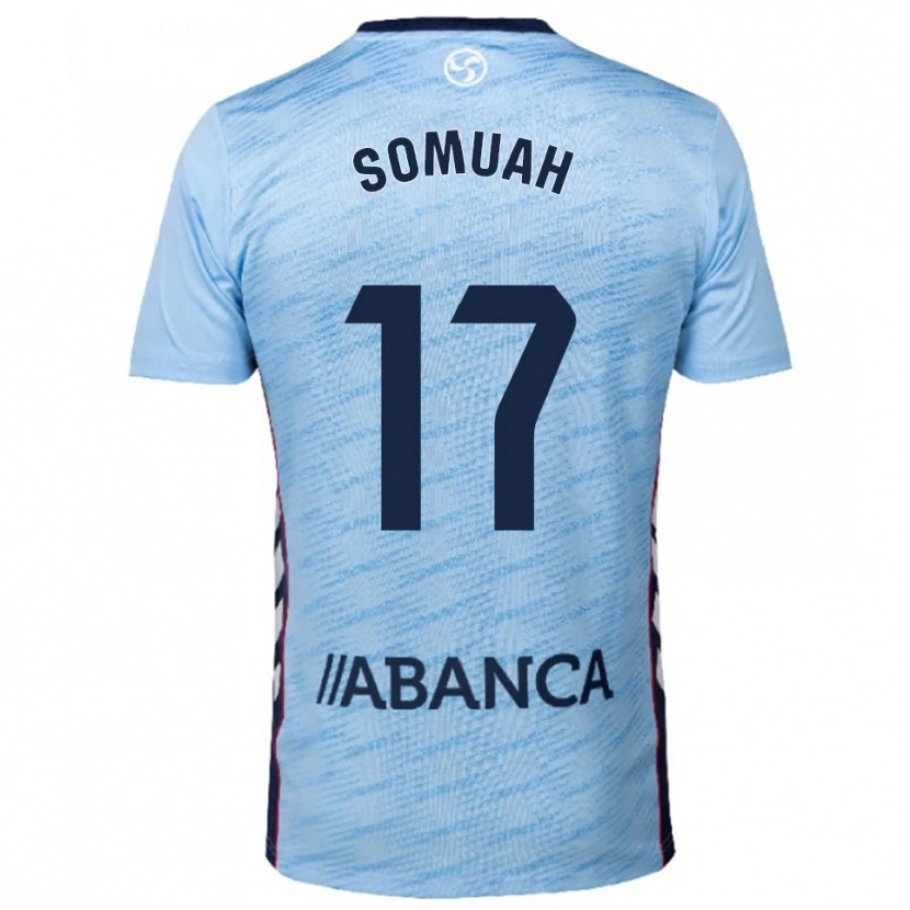Danxen Dámské Bernard Somuah #17 Nebesky Modrá Červená Domů Hráčské Dresy 2025/26 Dres