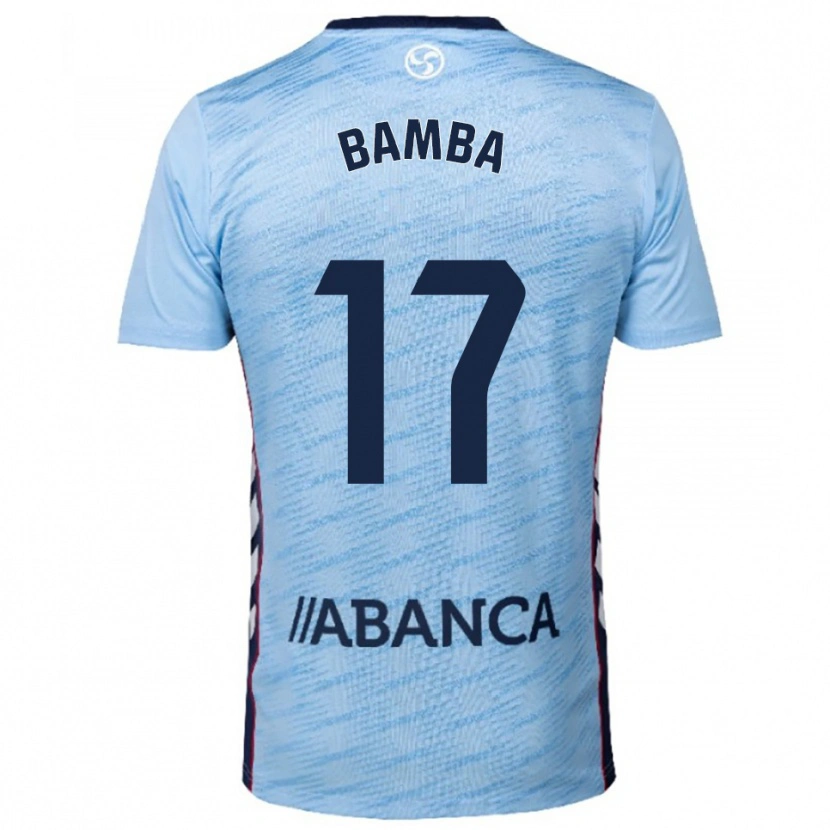 Danxen Dámské Jonathan Bamba #17 Nebesky Modrá Červená Domů Hráčské Dresy 2025/26 Dres