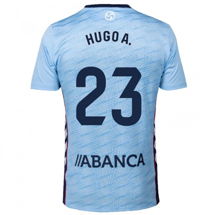 Danxen Dámské Hugo Álvarez #23 Nebesky Modrá Červená Domů Hráčské Dresy 2025/26 Dres