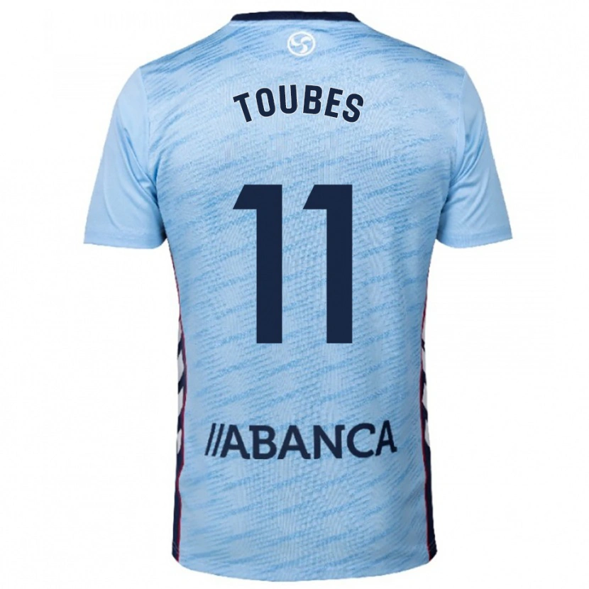 Danxen Dámské Ana Toubes #11 Nebesky Modrá Červená Domů Hráčské Dresy 2025/26 Dres