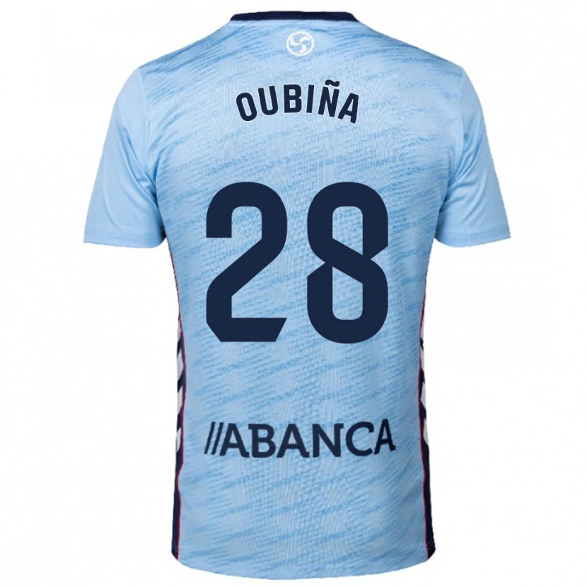 Danxen Dámské Jimena Oubiña #28 Nebesky Modrá Červená Domů Hráčské Dresy 2025/26 Dres