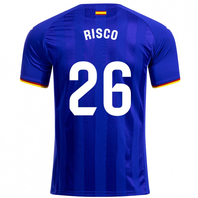 Danxen Dámské Alberto Risco #26 Modrá Červená Žlutá Domů Hráčské Dresy 2025/26 Dres